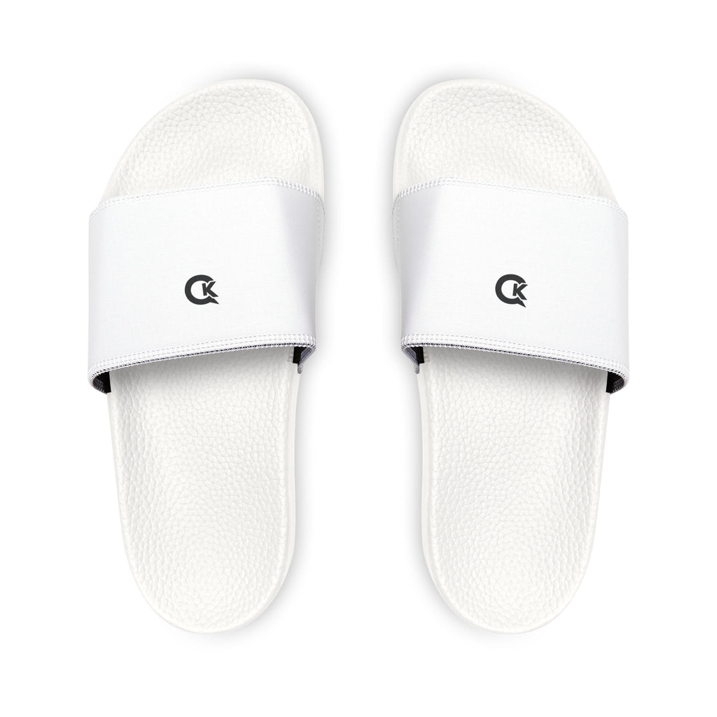Men's White Slides