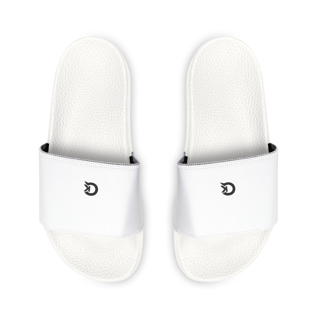 Men's White Slides