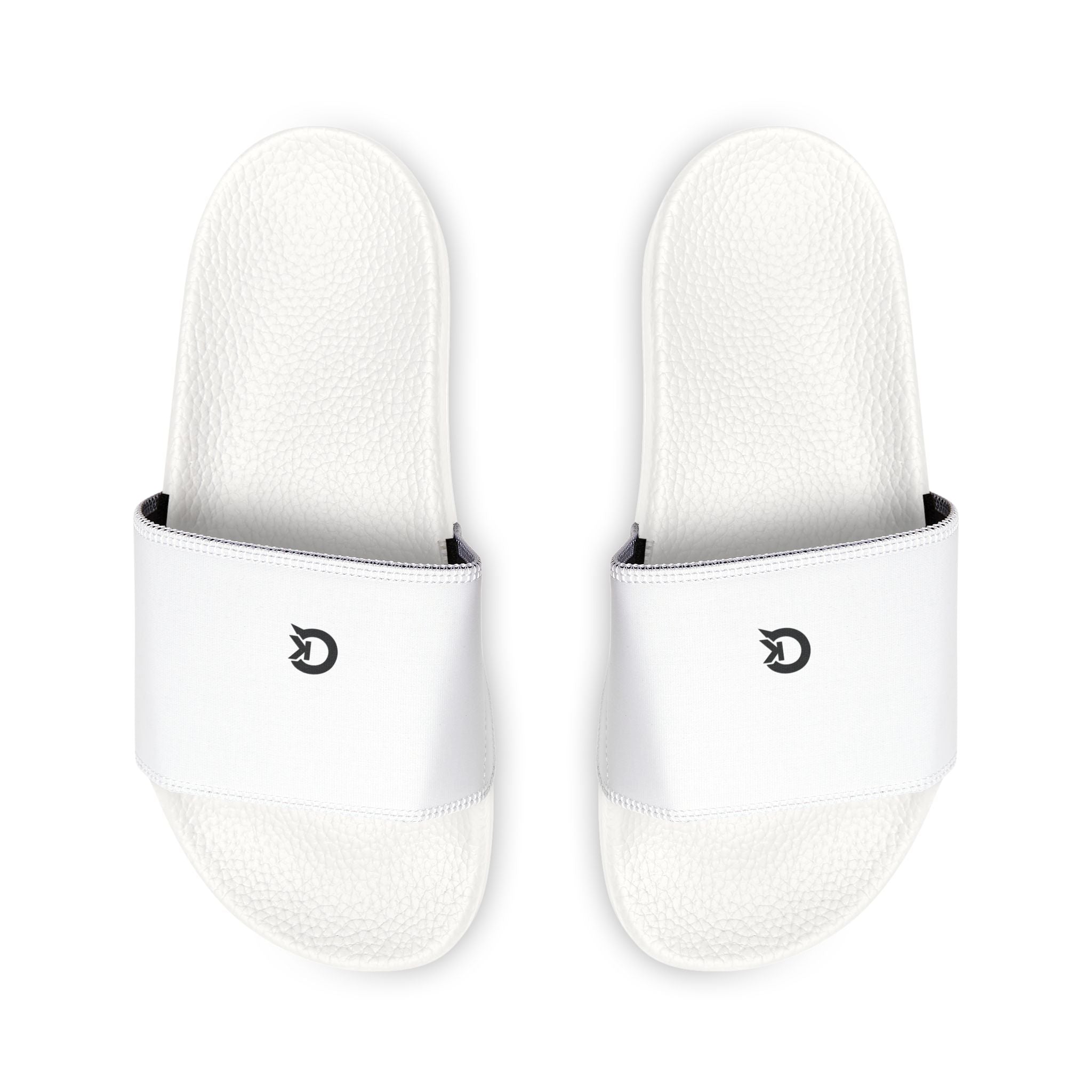 Men's White Slides