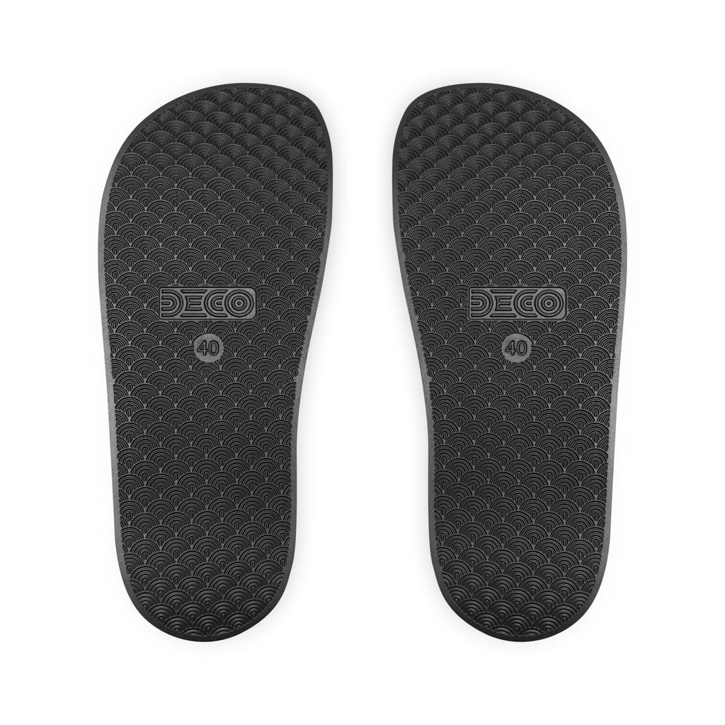 Men's White Slides