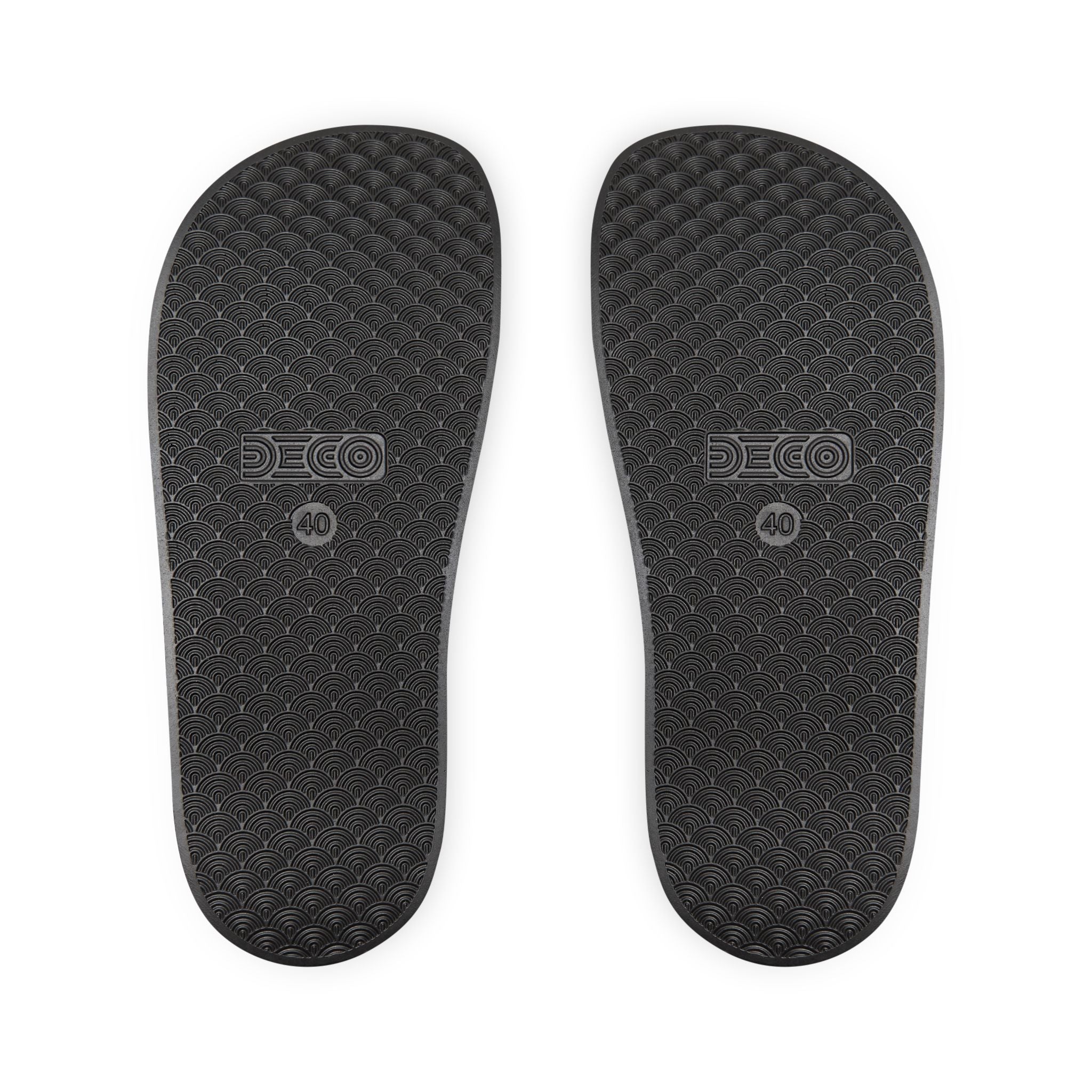 Men's White Slides
