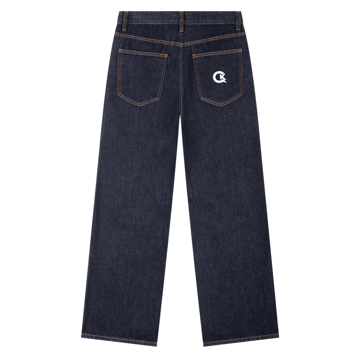 Straight Leg Denim Jeans