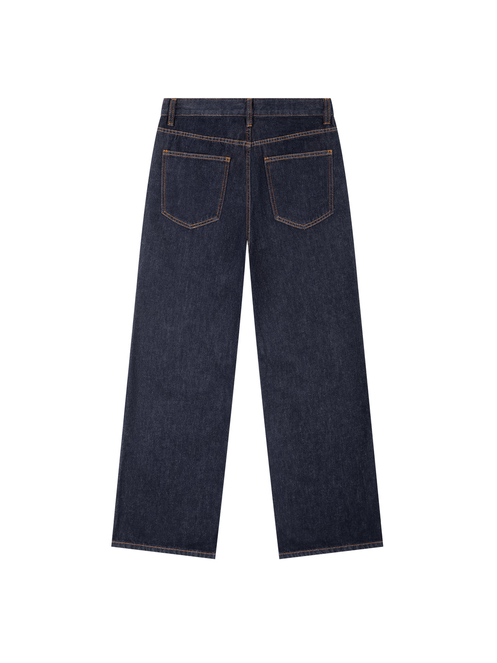 Straight Leg Denim Jeans
