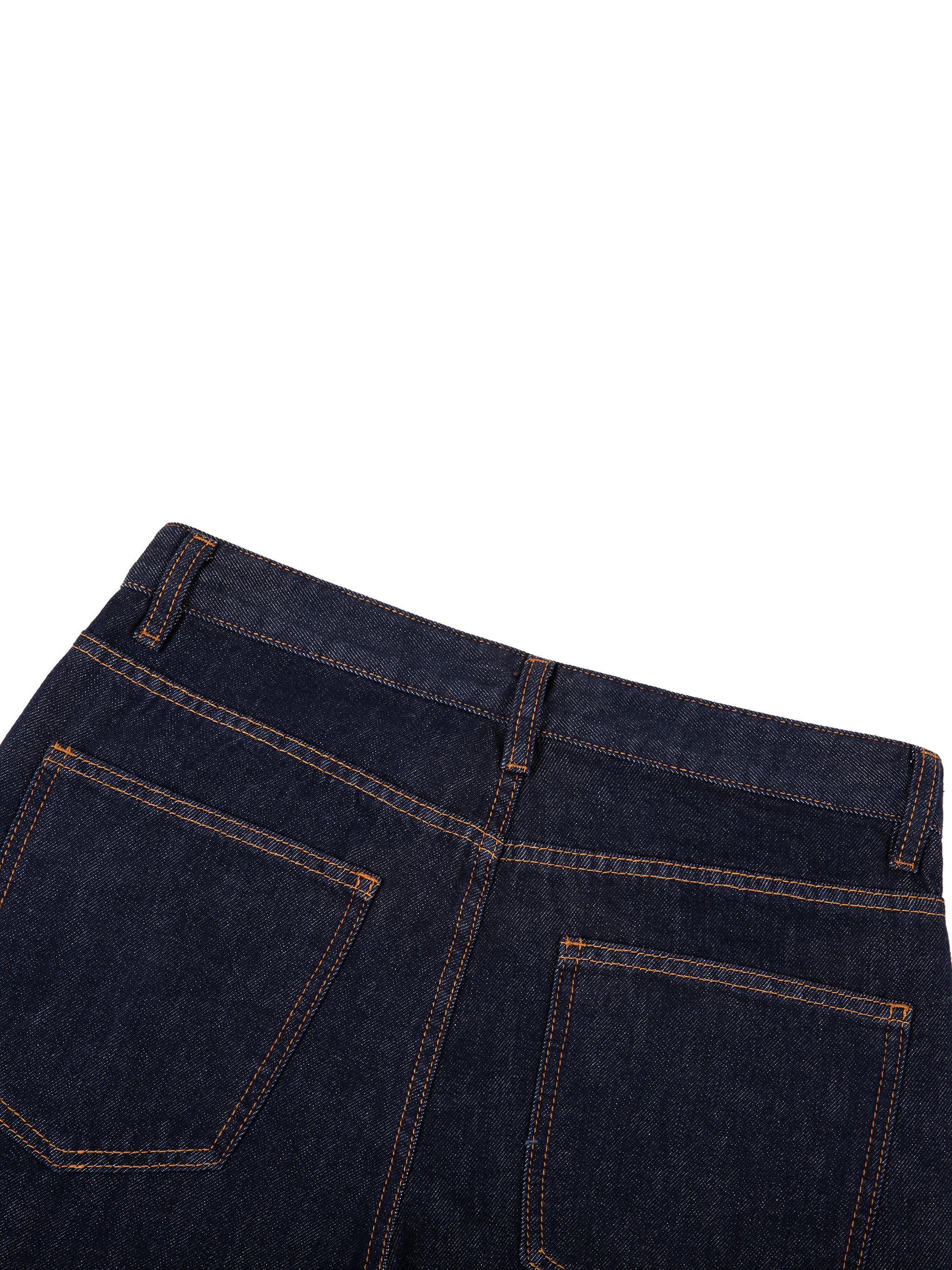Straight Leg Denim Jeans